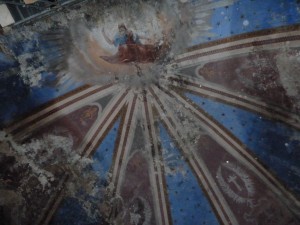 Affresco della cupola : stato attuale - Chiesa San Francesco nella Villa Isabella Guglielmi