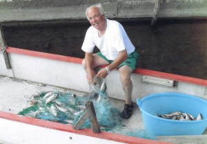 Sauro au retour d'une pêche plutôt fructueuse