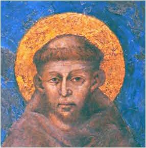 Représentation de saint François par Cimabue (1277-1280)