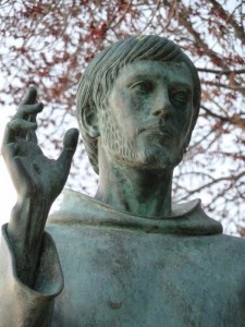 Représentation faciale de saint François par Sisto Zanetti (1979) (Isola Maggiore)