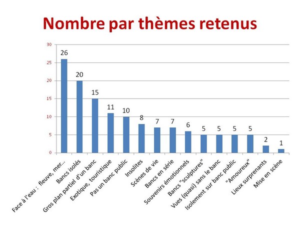 Histogramme quantitatif des thèmes retenus