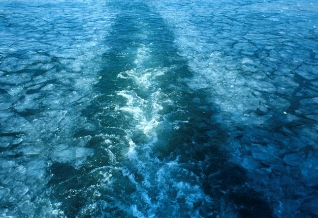 Le lac Trasimène gelé en 1985. - @ photo d'Umberto Chiappafreddo