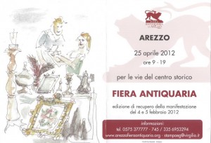 AREZZO, FERIA ANTIQUARIA, 25/04/2012.