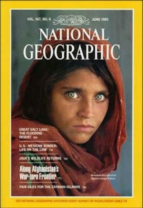 "La petite afghane" - Steve Mc Curry et National Geographic