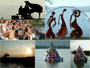 MUSIC FOR SUNSET, 1° edition , 30-31/07/2011 : quelques-uns des différents spectacles , organisés par Sergio PIAZZOLI