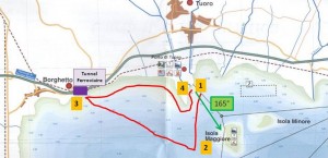 Etapes successives du retour de Sauro Scarpocchi la nuit du réveillon de Nouvel An.