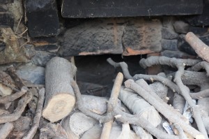 Détail de l'ancien four à pain commun à tous les isolani.