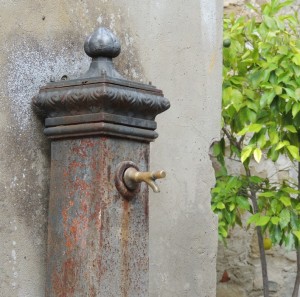 Détail du puit de l'Isola Maggiore.