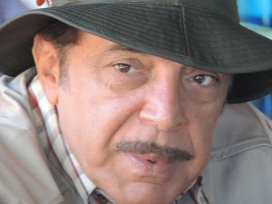 L'acteur italien Terence Hill qui joue le rôle de Don Matteo Minelli-Boldrini   -   Isola Maggiore, 14/09/2013.