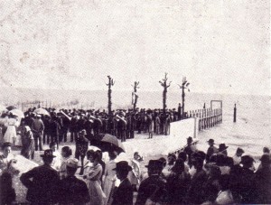 1904   -   Inauguration du pontile de Passignano sul Trasimeno.