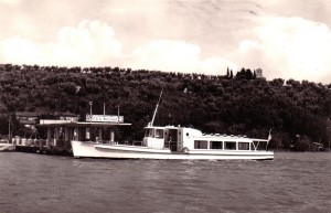 1962 - Nouvel appontement de l'Isola Maggiore.