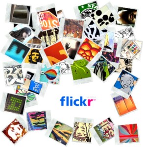 Affiche de Flickr.