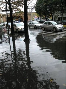 Une rue de Florence, 29/09/2013   -   La Nazione.