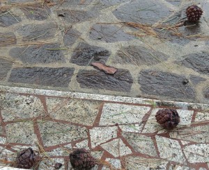 ... sans épargner la terrasse...