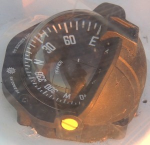 Une boussole très "pro" installée l'an dernier après ma mésaventure (voir article)