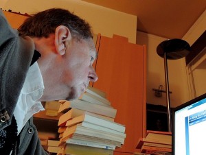 Jean travaille au blog...