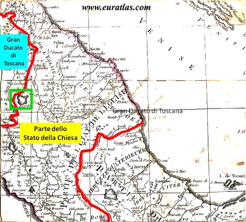 Al lago Trasimeno, l'Isola Maggiore era l'ultima propaggine di territorio dello Stato della Chiesa.