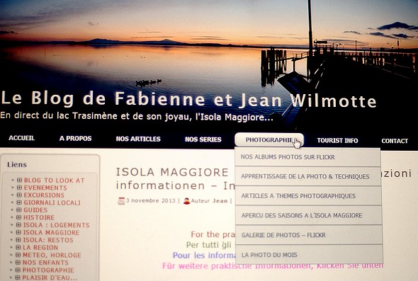 Cliquez sur PHOTOGRAPHIE.