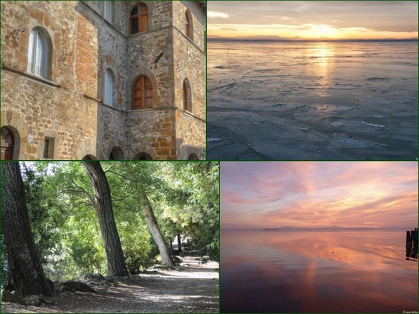 Exemple de quatre photos que j'utilise pour l'arrière-plan de mon bureau.