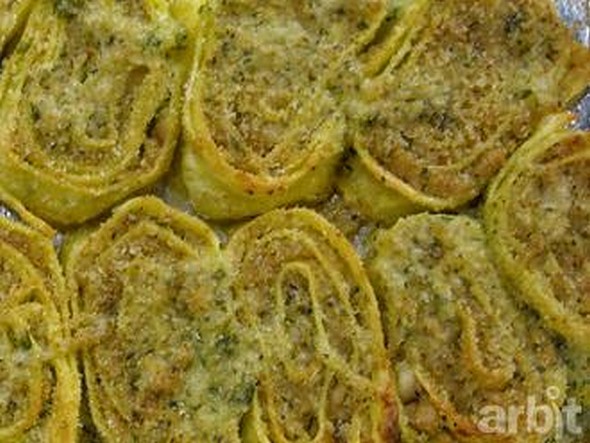 Les rondelles de poisson, selon la recette de la nonna Annita.@ Arbit associazione.