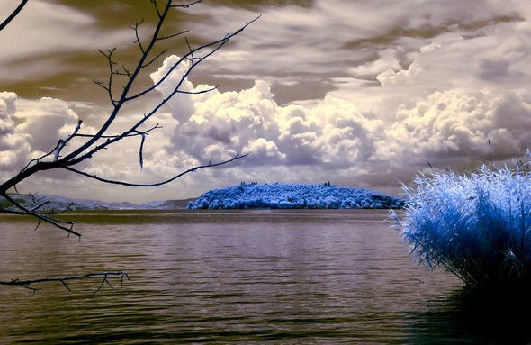 PHOTO 2L'Isola Maggiore vue depuis la digue du Porto del Sole.
