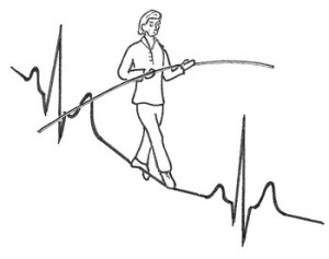 Depuis le 24 janvier, j'ai été bringubalé  d'une crise de fibrillation auriculaire à la suivante, puis à la suivante, puis...