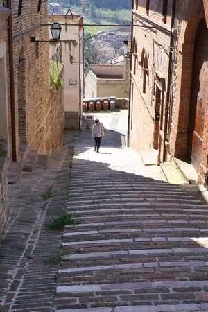 Ruelle moyennageuse.